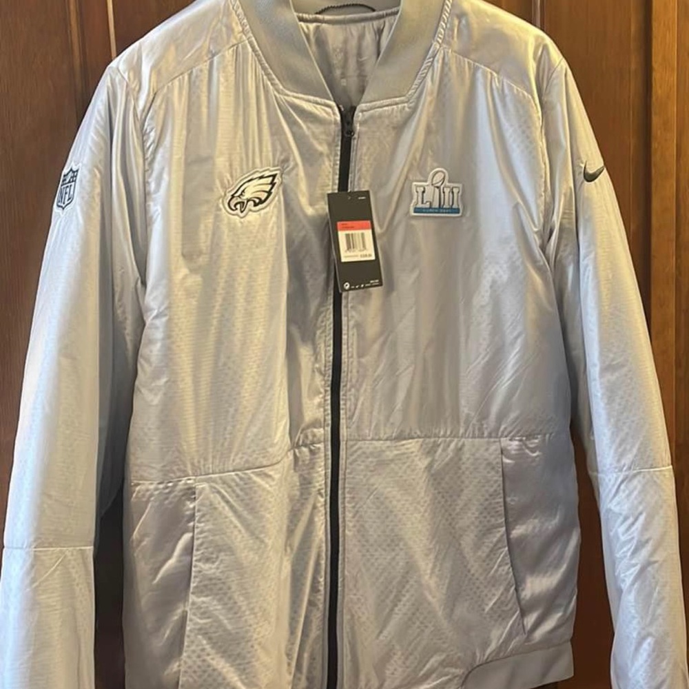 NWT Nike Philadelphia Eagles Super Bowl LII Bomber Jacket Large Nick Foles